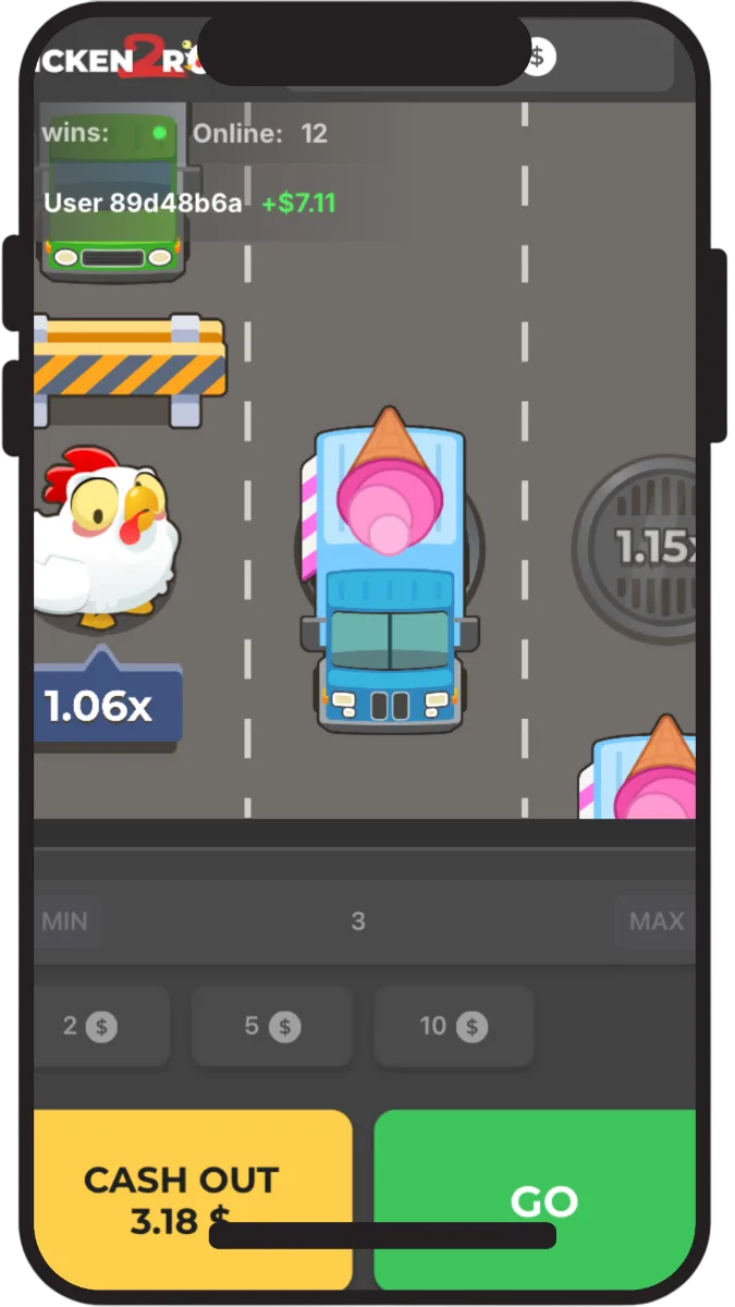 Chicken Road 2: moltiplicatore 1,06x e furgone dei gelati